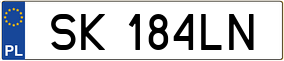 Truck License Plate